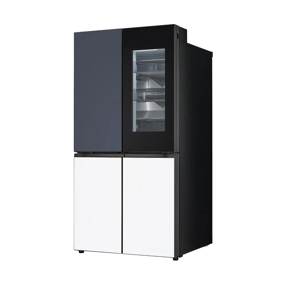 LG 디오스 AI 오브제컬렉션 STEM 베이직 냉장고 (노크온 더블매직스페이스) M876MNQ582S 상세 2
