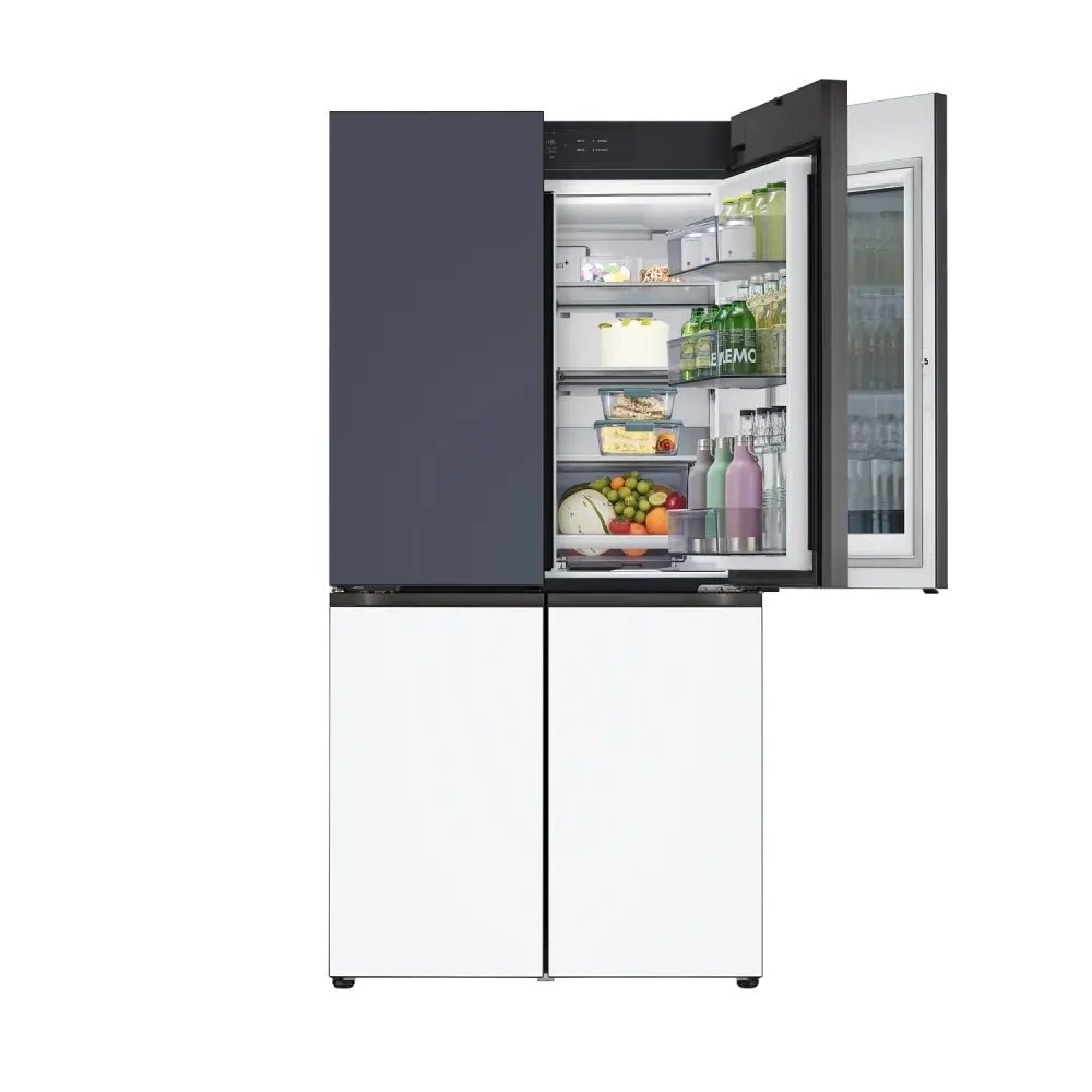 LG 디오스 AI 오브제컬렉션 STEM 베이직 냉장고 (노크온 더블매직스페이스) M876MNQ582S 상세 5