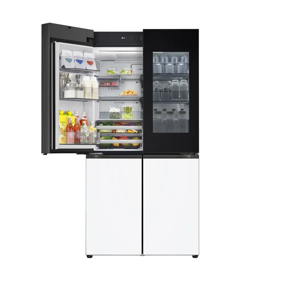 LG 디오스 AI 오브제컬렉션 STEM 베이직 냉장고 (노크온 더블매직스페이스) M876MNQ582S 상세 6