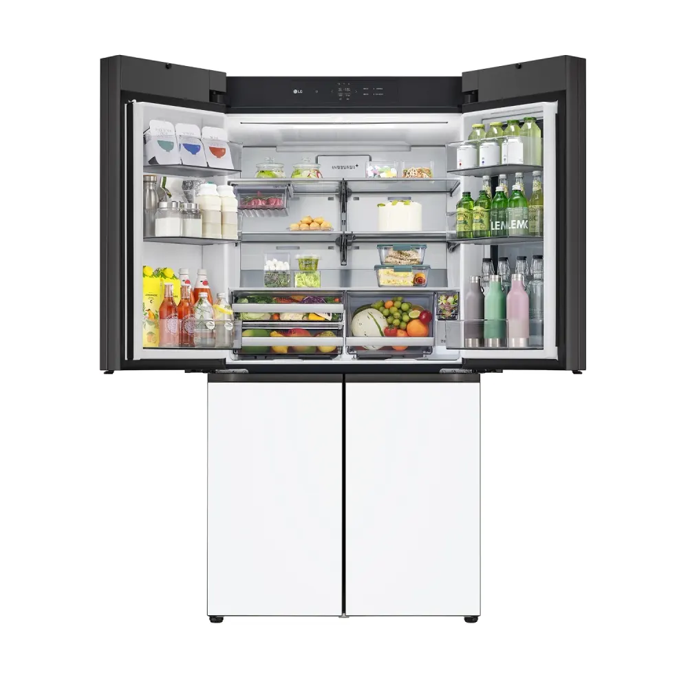 LG 디오스 AI 오브제컬렉션 STEM 베이직 냉장고 (노크온 더블매직스페이스) M876MNQ582S 상세 7