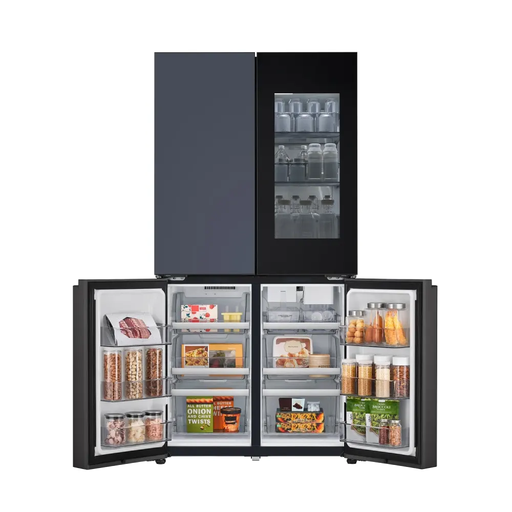 LG 디오스 AI 오브제컬렉션 STEM 베이직 냉장고 (노크온 더블매직스페이스) M876MNQ582S 상세 9
