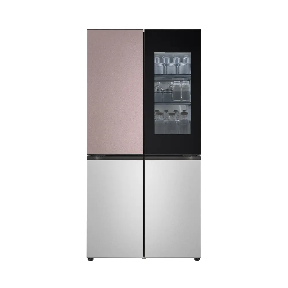 LG 디오스 AI 오브제컬렉션 STEM 베이직 냉장고 (노크온 더블매직스페이스) M876SKV582S 상세 1