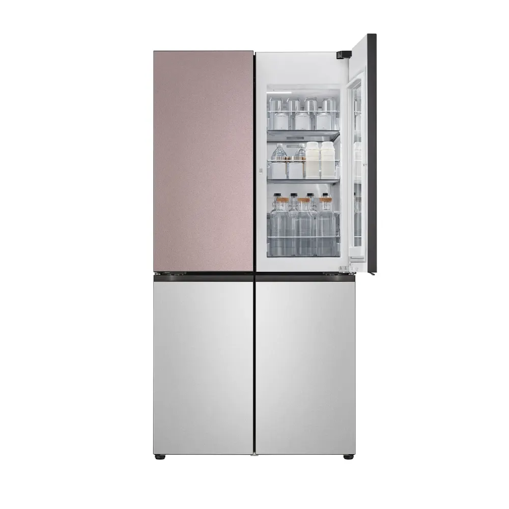 LG 디오스 AI 오브제컬렉션 STEM 베이직 냉장고 (노크온 더블매직스페이스) M876SKV582S 상세 4