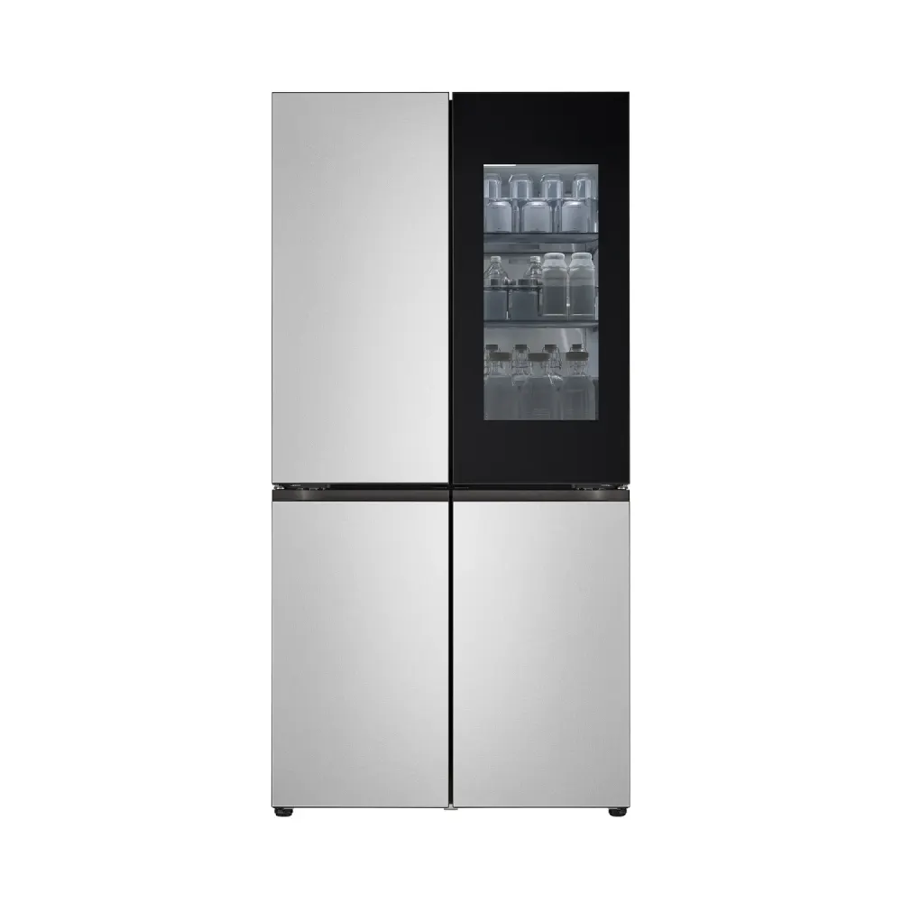 LG 디오스 AI 오브제컬렉션 STEM 베이직 냉장고 (노크온 더블매직스페이스) M876SVV582S 상세 1
