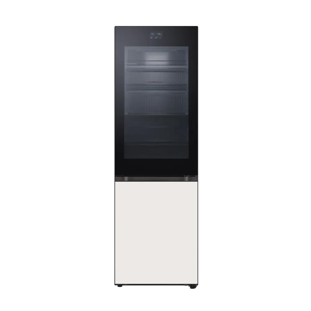 LG 모던엣지 냉장고 오브제컬렉션 노크온 Q343GIB183 상세 1