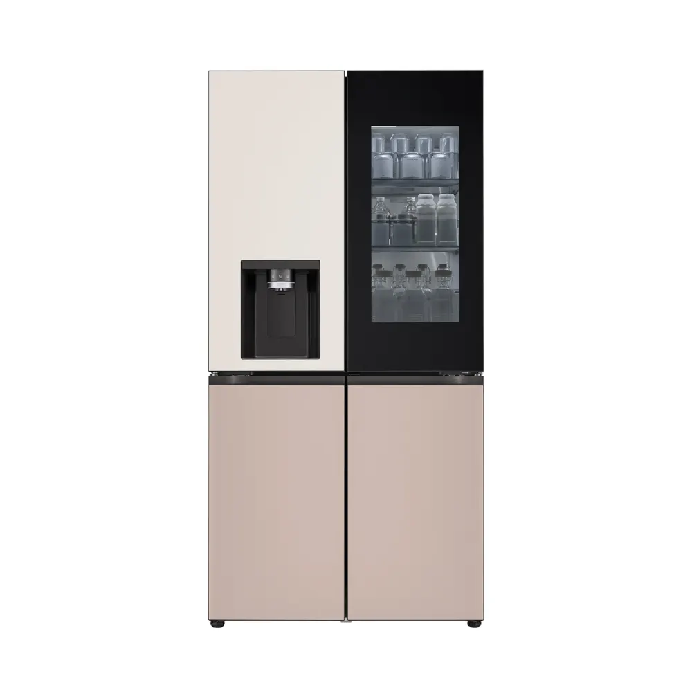 LG 디오스 AI 오브제컬렉션 STEM 얼음정수 냉장고 (노크온 매직스페이스) W826GGA482S 상세 1