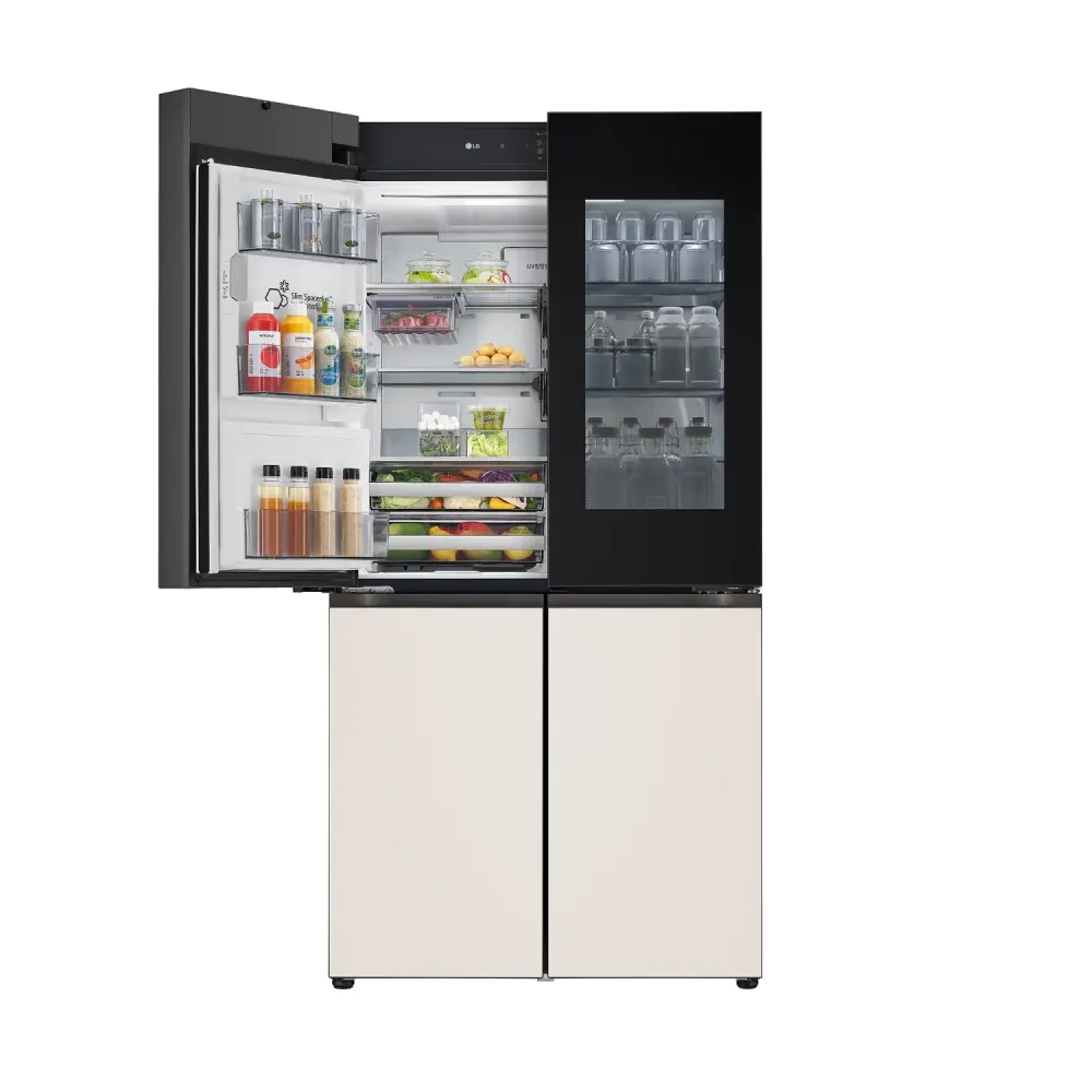 LG 디오스 AI 오브제컬렉션 STEM 얼음정수 냉장고 (노크온 매직스페이스) W826GGG482S 상세 6