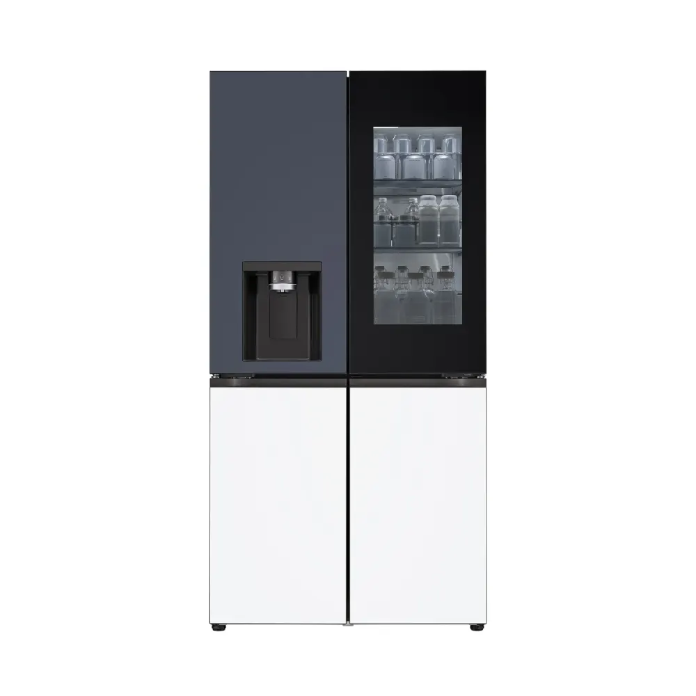 LG 디오스 AI 오브제컬렉션 STEM 얼음정수 냉장고 (노크온 매직스페이스) W826MNQ482S 상세 1