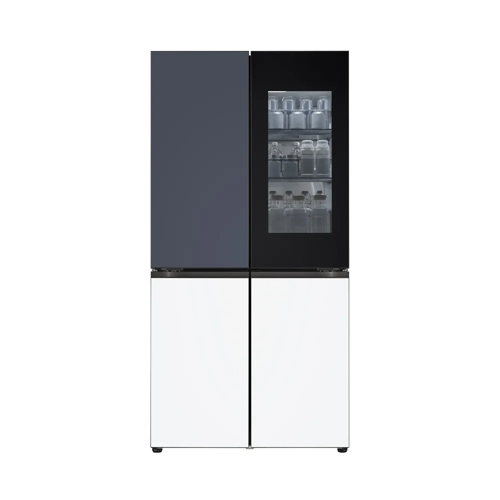 LG 디오스 AI 오브제컬렉션 STEM 베이직 냉장고 (노크온 더블매직스페이스) M876MNQ582S