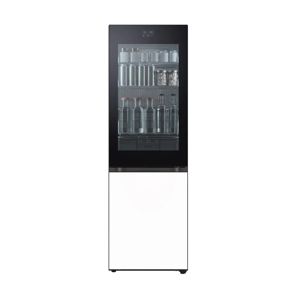 LG 모던엣지 냉장고 오브제컬렉션 노크온 Q343GIW183S