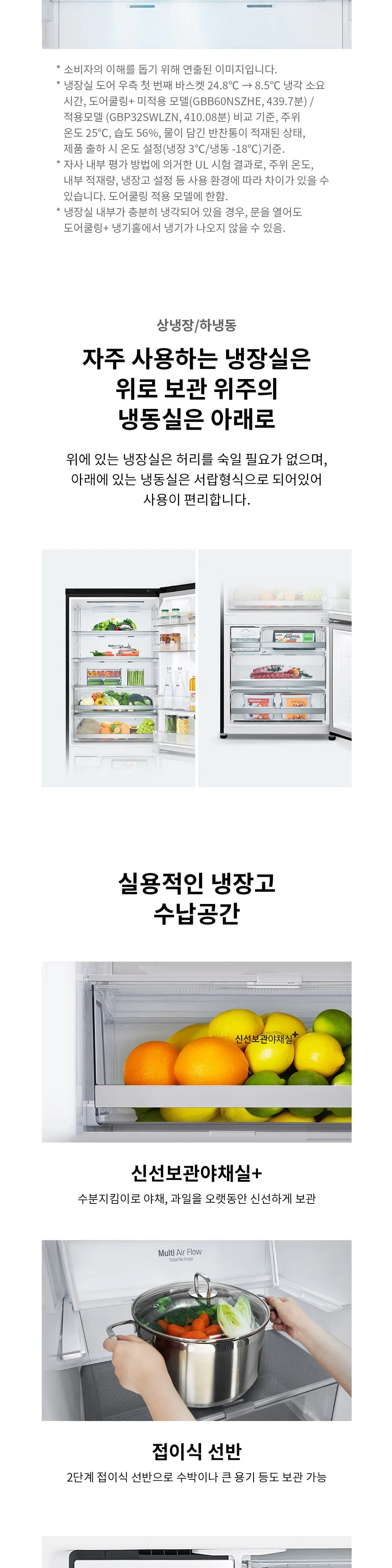LG 냉장고 241L B245W22 화이트 상세 3