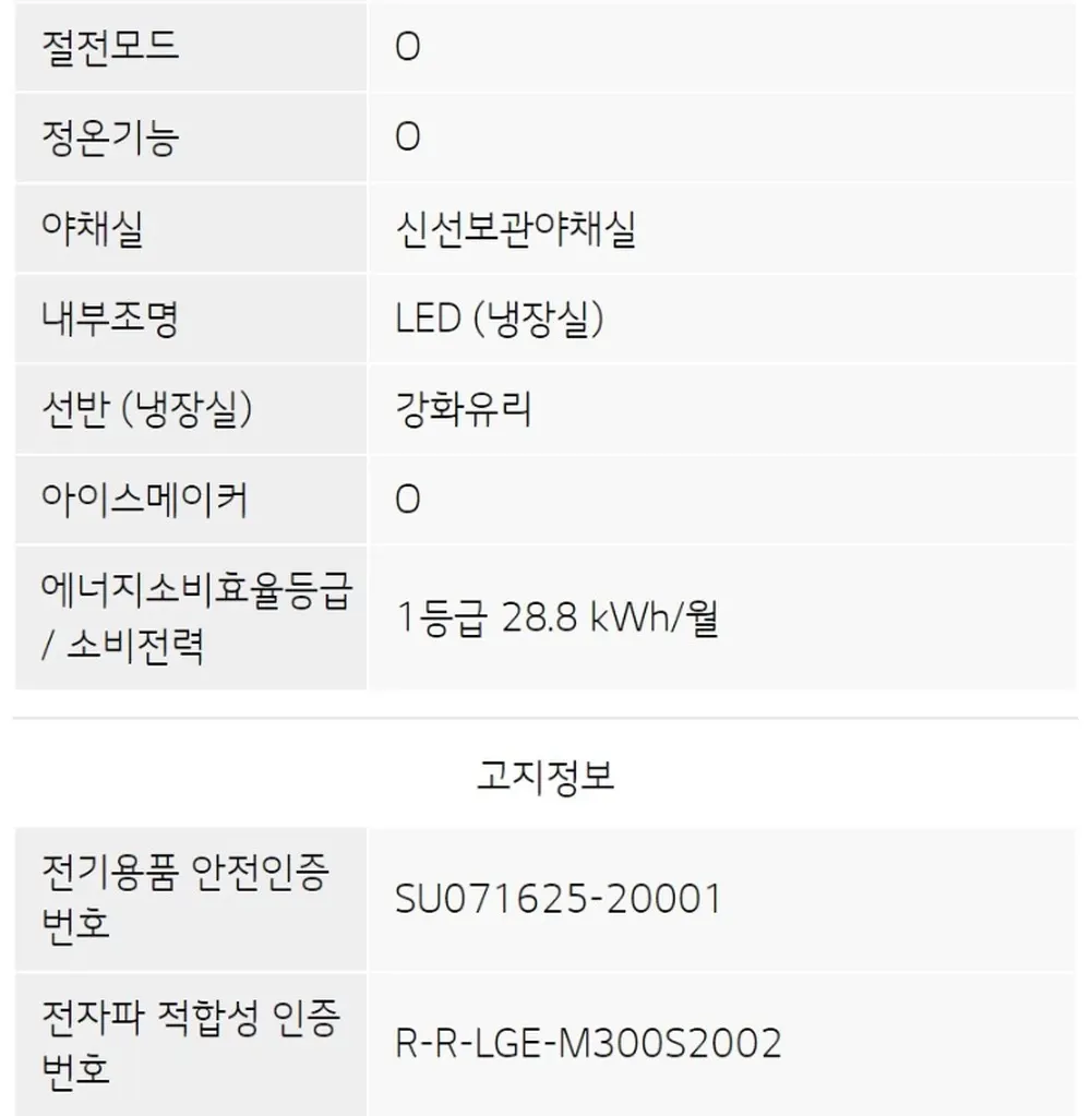 LG 모던엣지 냉장고 300L 상세 12