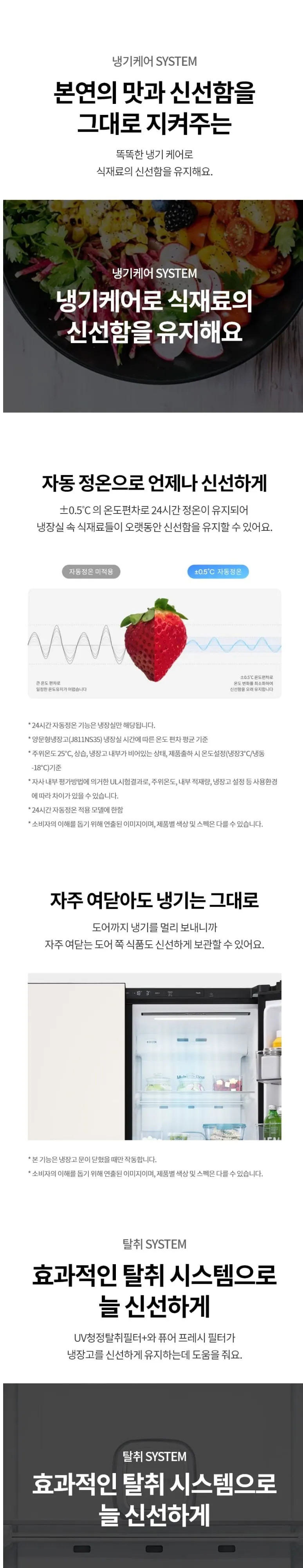 LG 냉장고 양문형 2도어 832L S836GBB142 상세 2