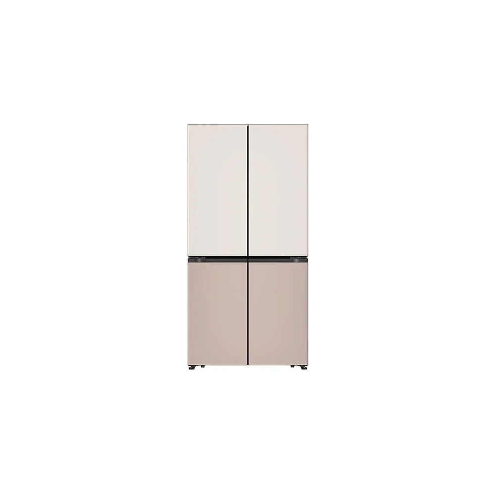 LG 디오스 오브제컬렉션 4도어 냉장고 650L 아몬드 토프