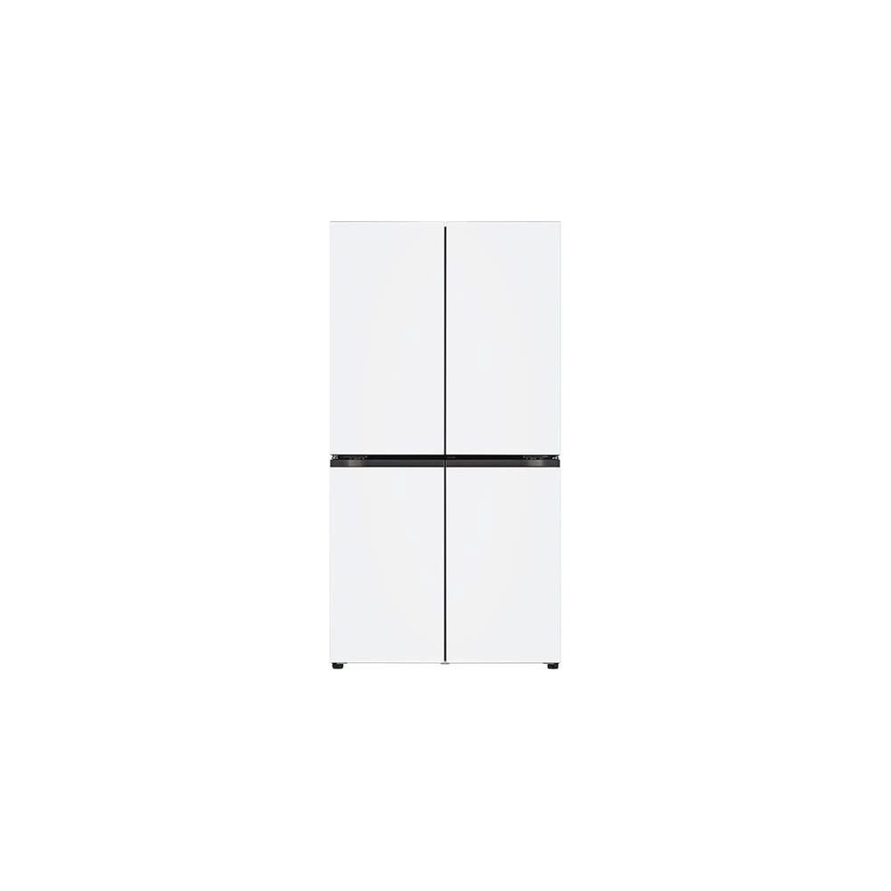 LG 디오스 오브제컬렉션 4도어 냉장고 870L 네이처메탈 에센스화이트 매직스페이스