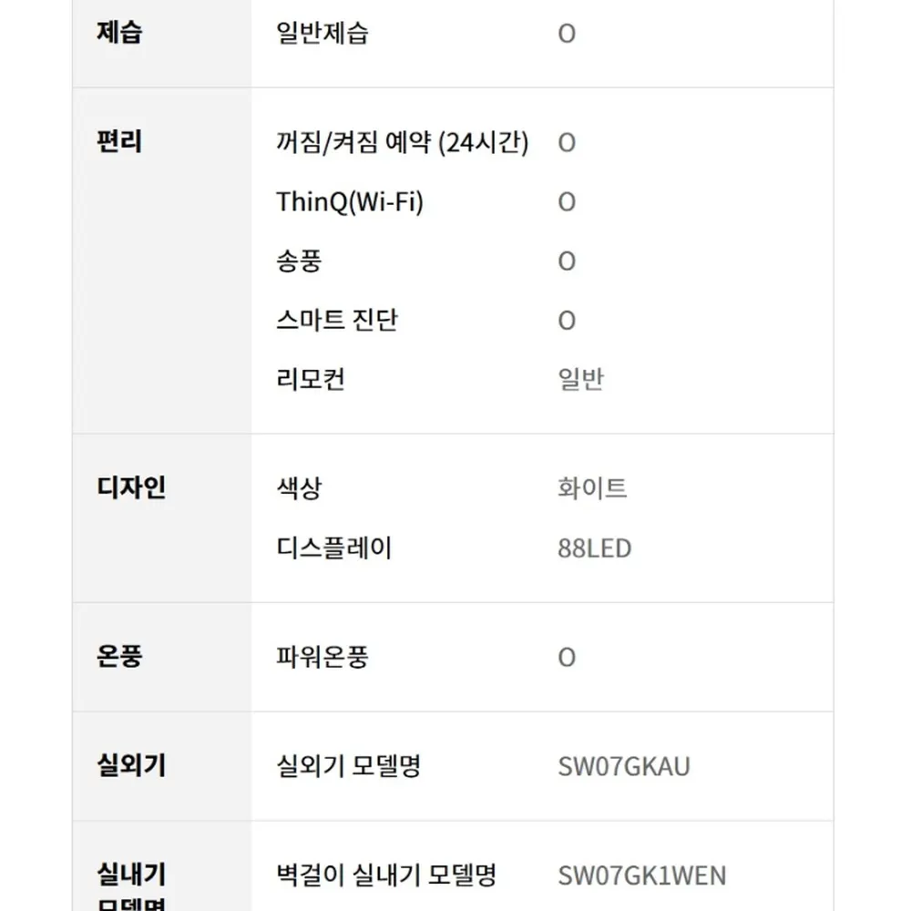 LG전자 휘센 사계절 벽걸이 냉난방기 22㎡ 상세 34