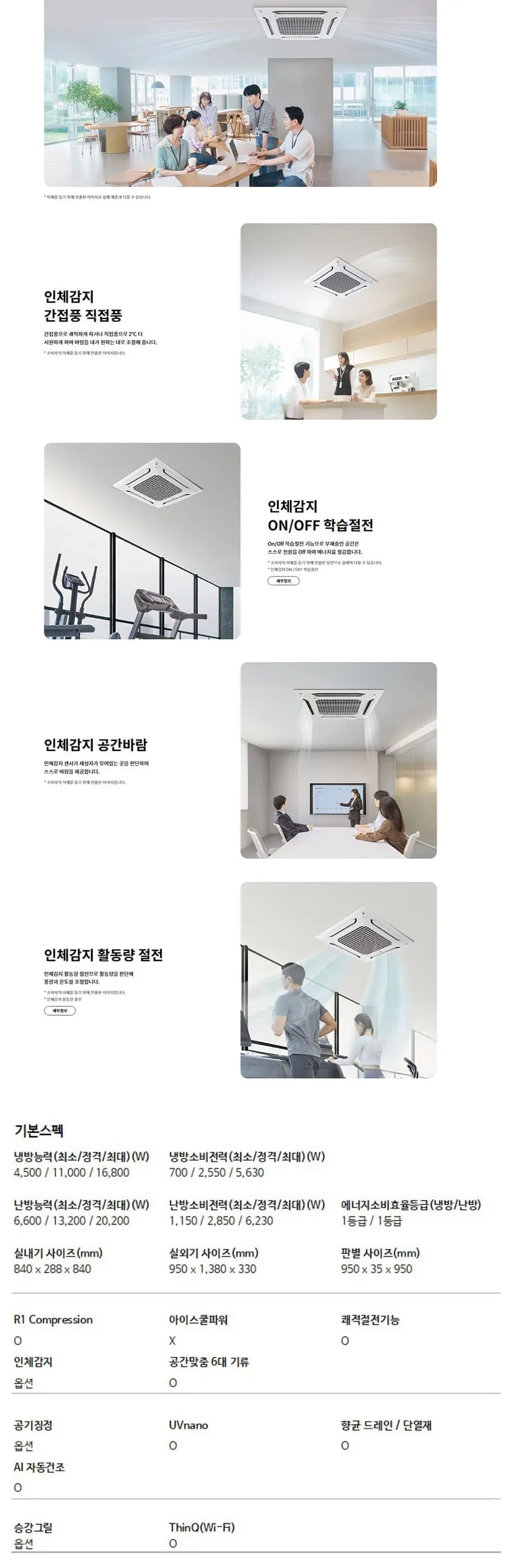 LG (1등급) 냉난방기 천장형 4WAY 30평 상세 3