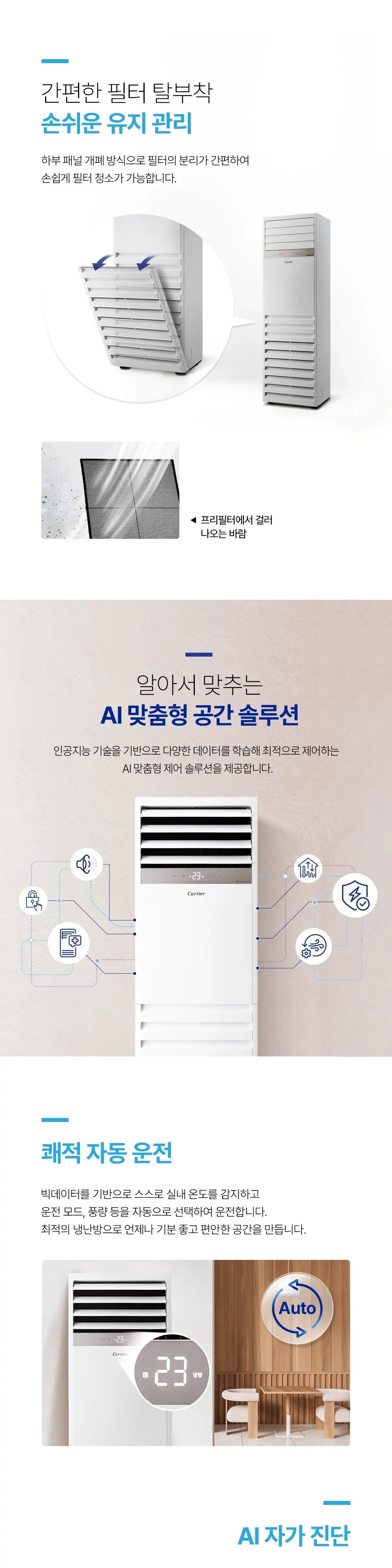 오텍캐리어 캐리어 냉난방기 MPAC 스탠다드 40평 삼상 RAMQ-1452KAWSX 상세 7