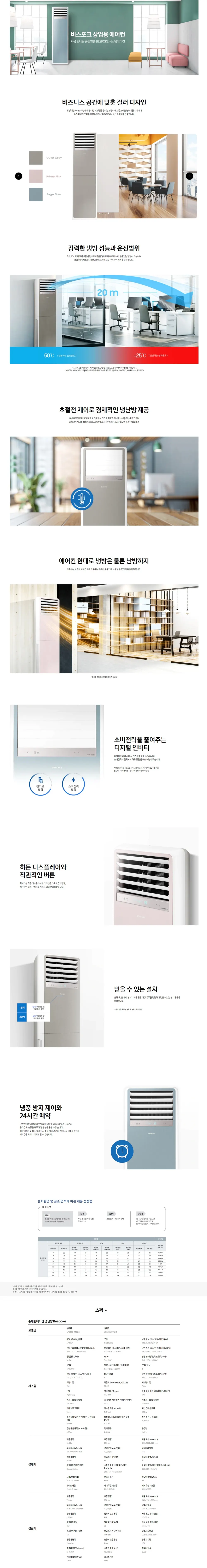 삼성 비스포크 스탠드형 인버터 중대형 냉난방기 23평형 핑크 220V 상세 1