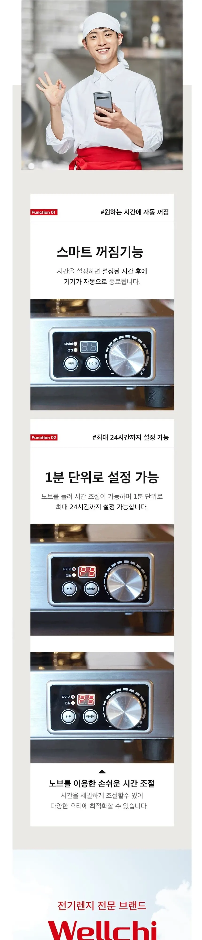 웰치 업소용 간택기 5kW×4 상세 7