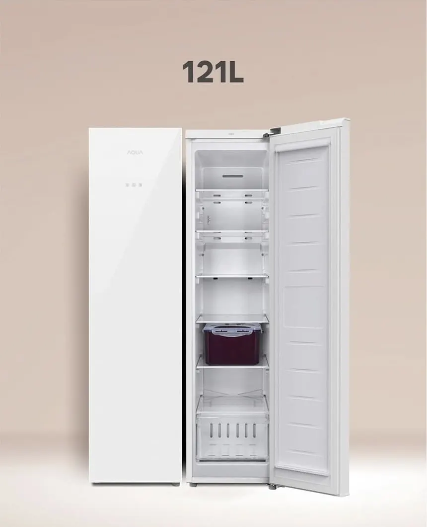하이얼 글램글라스 슬림 스탠드형 1도어 김치냉장고 121L 글램화이트 상세 32