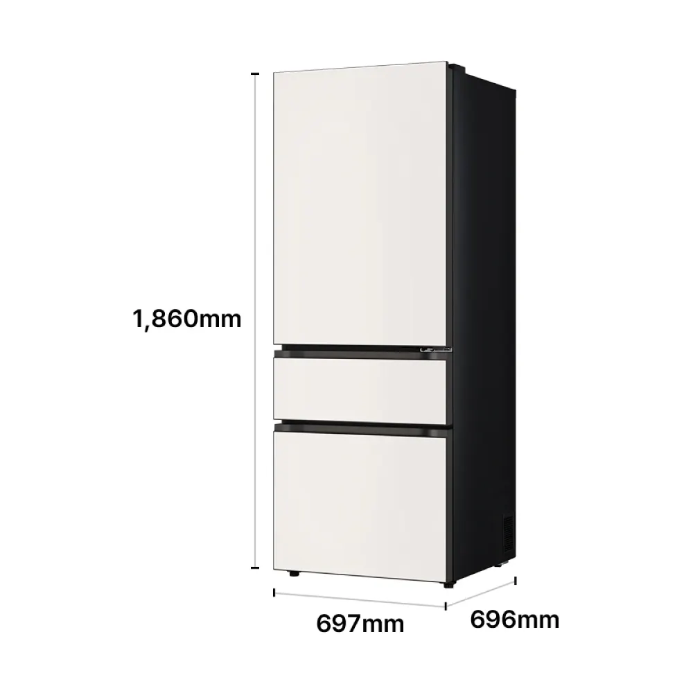 LG 디오스 AI 오브제컬렉션 김치톡톡 Fit & Max Z386GBB281 상세 1
