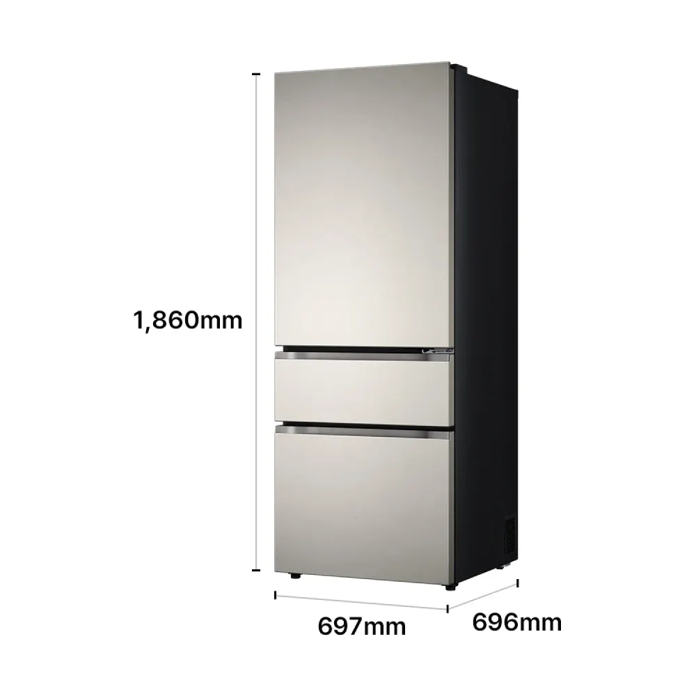 LG 디오스 AI 오브제컬렉션 김치톡톡 Fit & Max Z386SLL281 상세 1