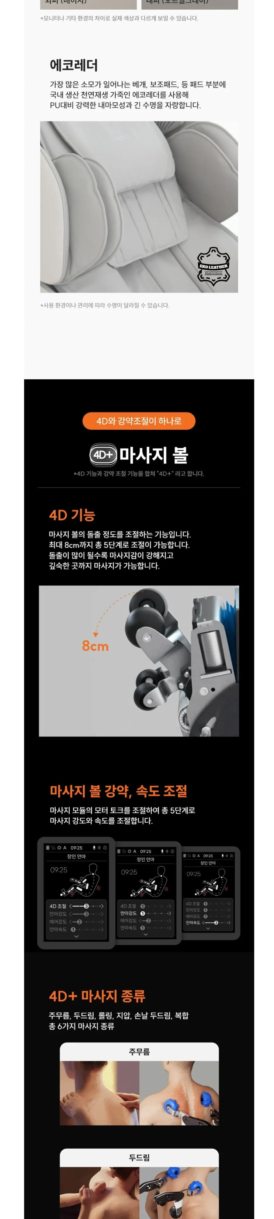 리쏘 안마의자 오스카PT LSF-7100F 베이지 상세 3