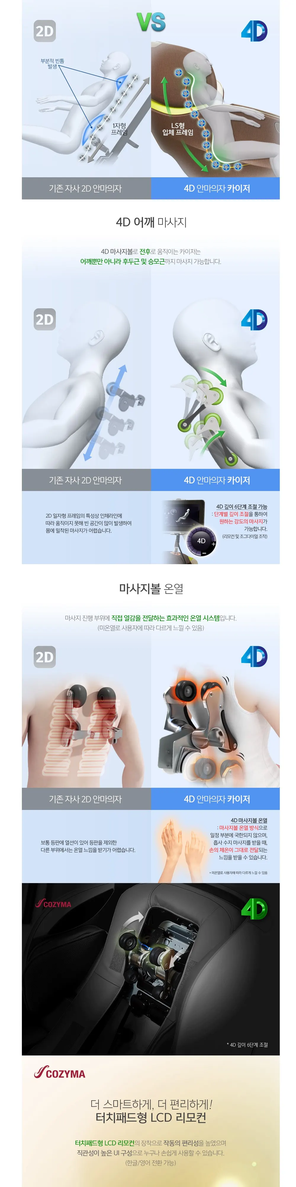코지마 안마의자 카이저 상세 2