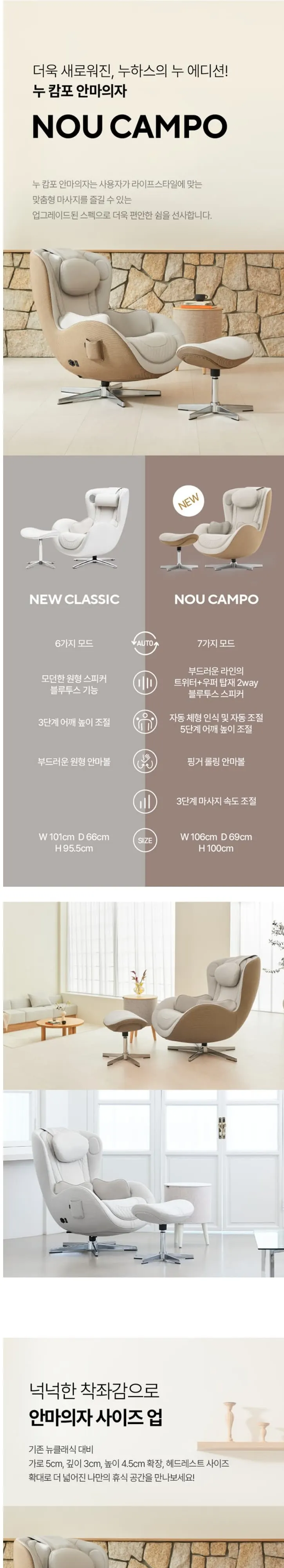 누하스 누캄포 NM-SN500L E 엘더화이트 상세 1