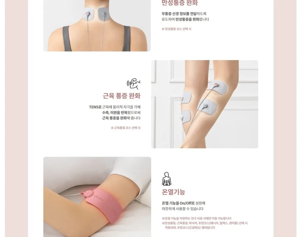 코웨이 테라솔 P 개인용 저주파 자극기 (서비스프리) 상세 4