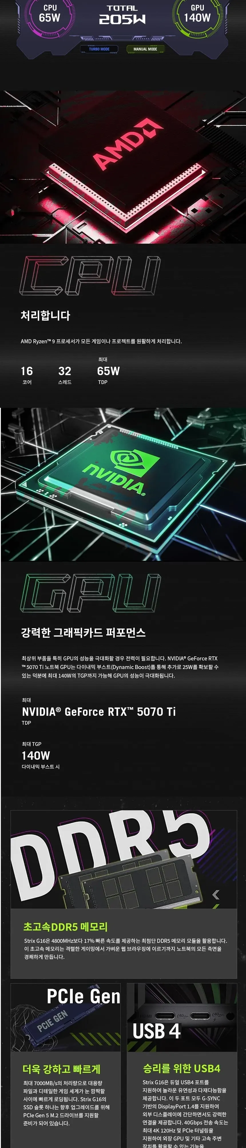 위더스컴퓨터 ASUS ROG STRIX G16 상세 2