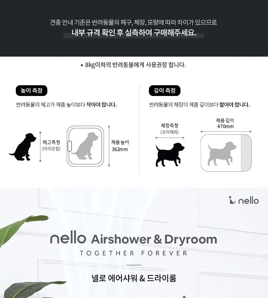 쿠쿠 넬로 펫 드라이룸 (프레쉬 민트) 상세 1