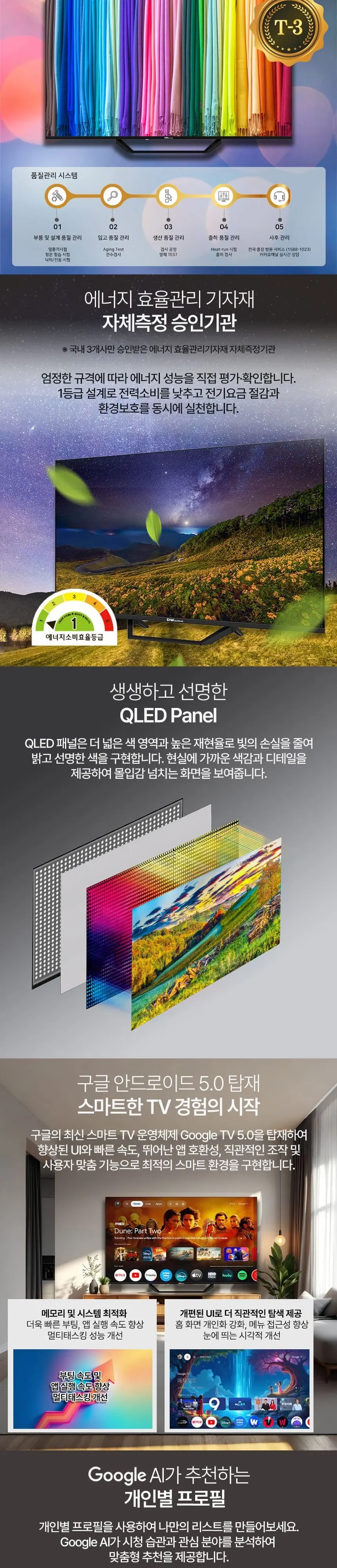 대우써머스 QLED 55인치 상세 2