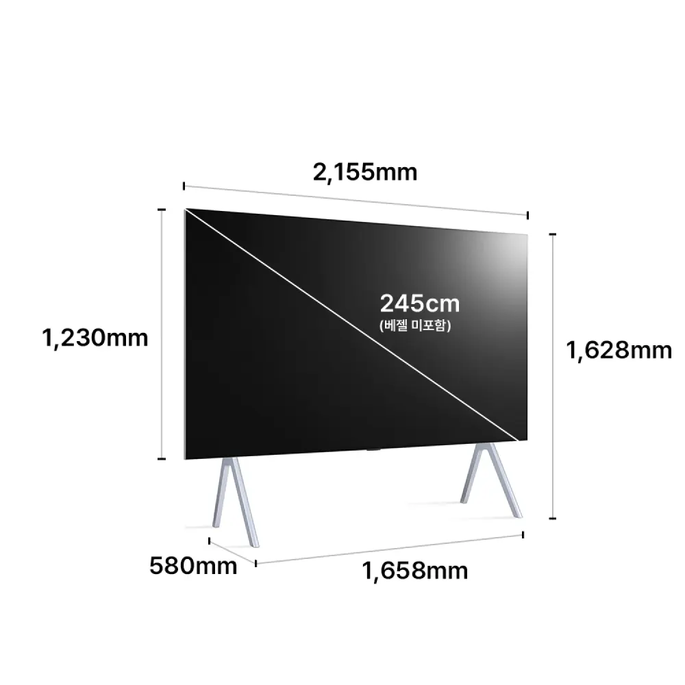 LG 올레드 evo AI (스탠드형) OLED97G6KL 상세 1