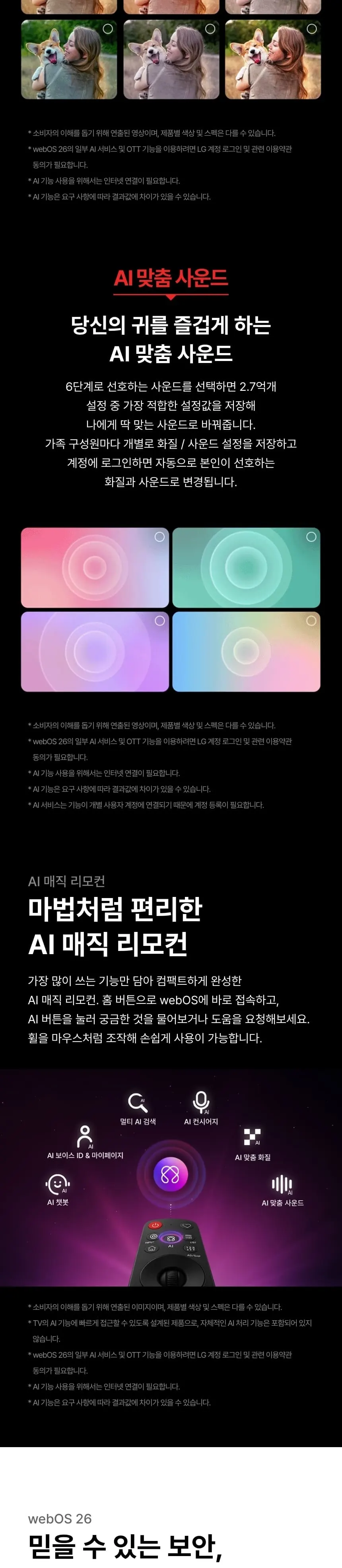 LG QNED AI TV 65인치 상세 6