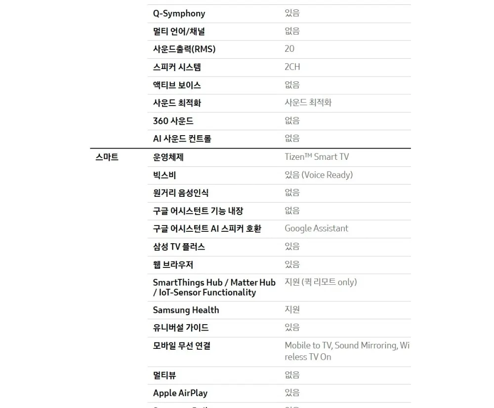 삼성 Mini LED TV 75인치 상세 32