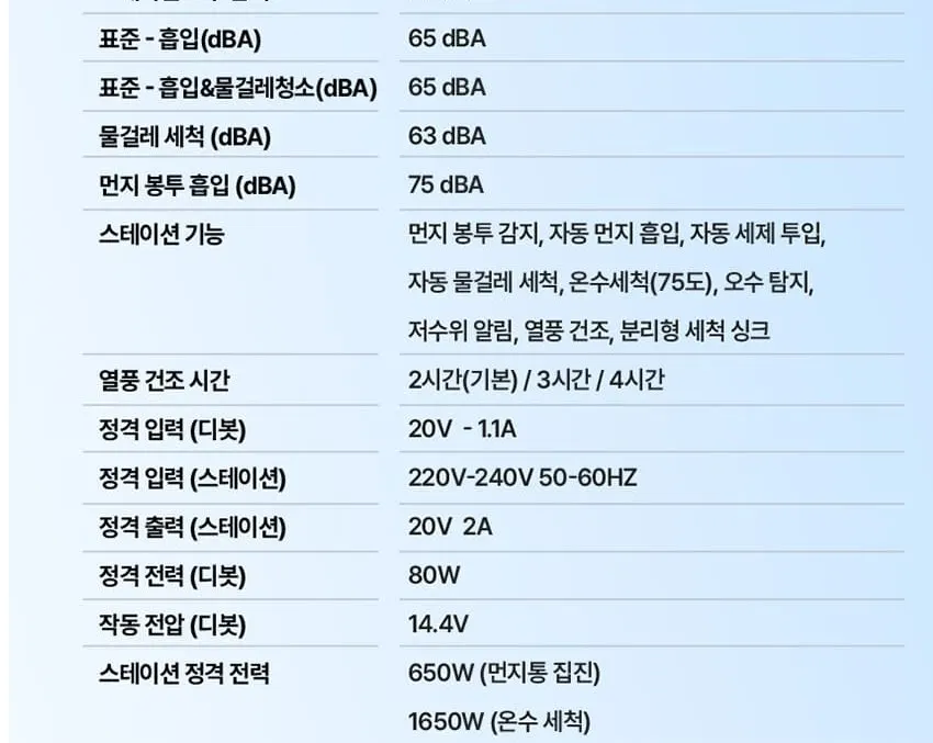 에코백스 로봇청소기 X8-PRO(WH) 화이트 상세 8