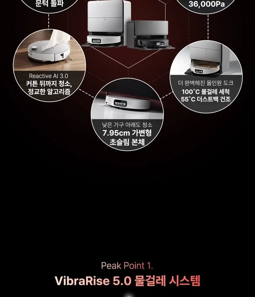 로보락 S10 MaxV Ultra 로봇청소기 블랙 상세 3