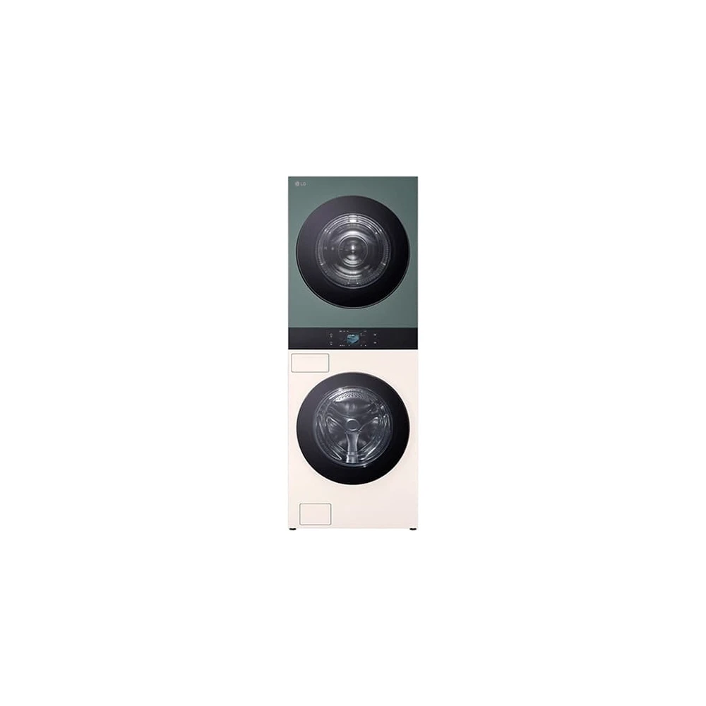 LG 세탁기+건조기 워시타워 세탁 25KG+건조25KG 베이지 그린