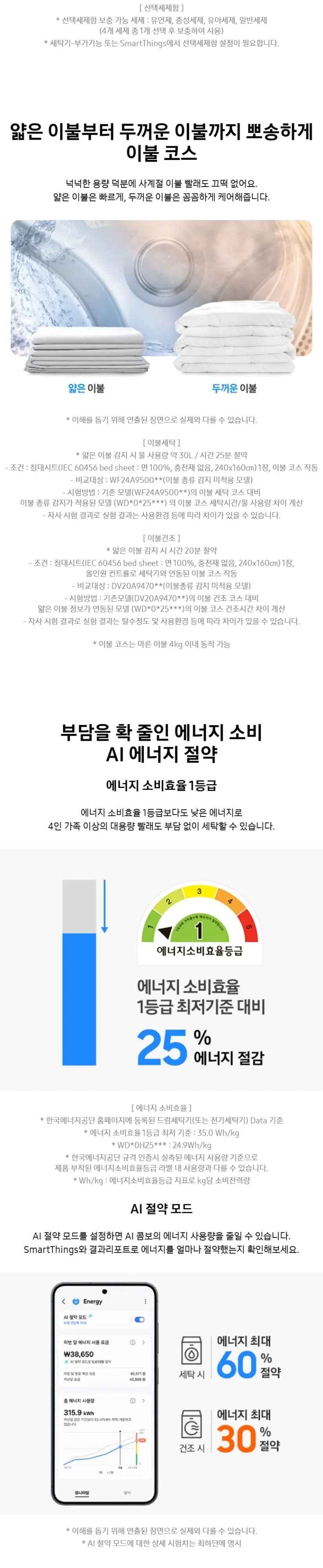 삼성 세건셋트 비스포크 AI 콤보 (세탁25kg+건조20kg) 그레이지 상세 4