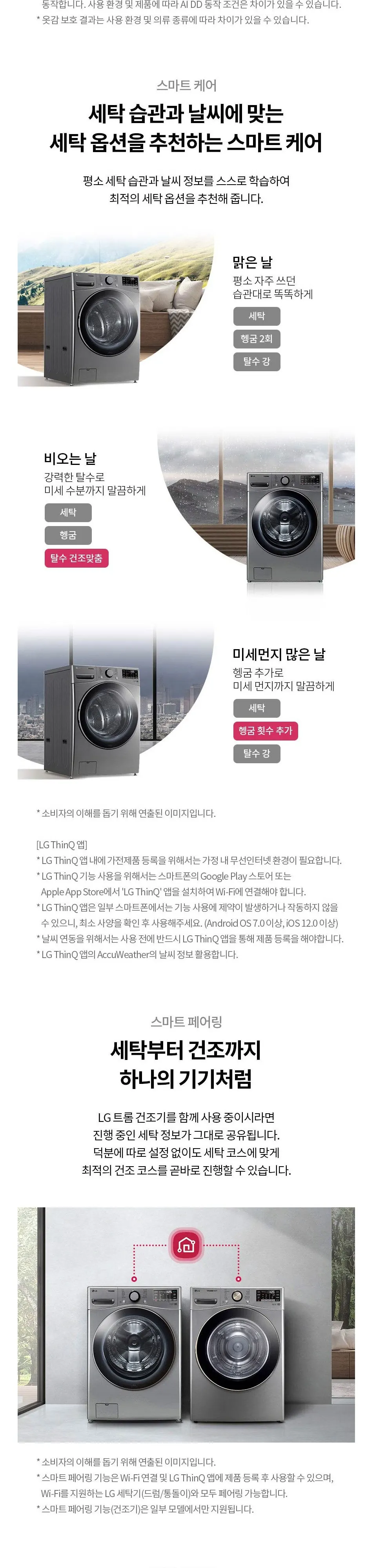 LG 트롬 드럼세탁기 24kg 상세 2