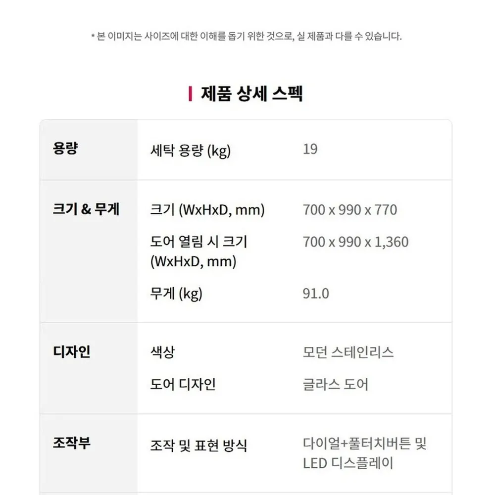 LG전자 트롬 오브제컬렉션 드럼세탁기 19kg 상세 28