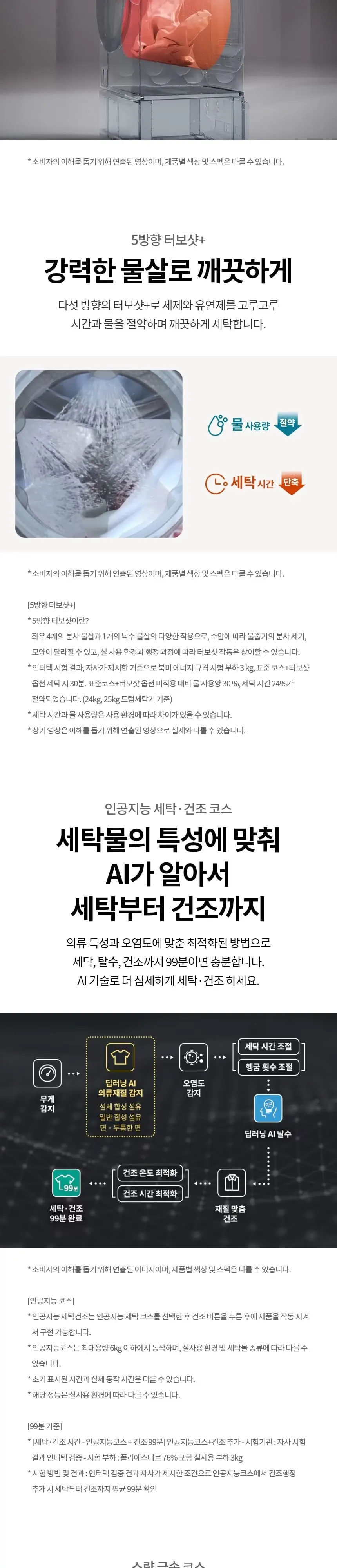 LG 트롬 오브제컬렉션 워시콤보+미니워시 세탁24kg+건조15kg+미니4kg 네이처베이지 상세 4