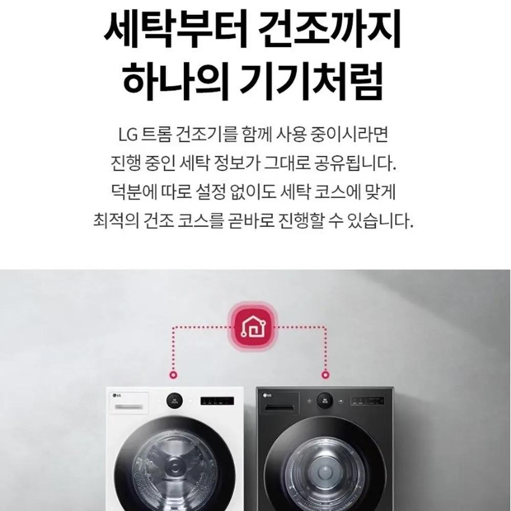 LG전자 트롬 오브제컬렉션 드럼세탁기 23kg 블랙 상세 14