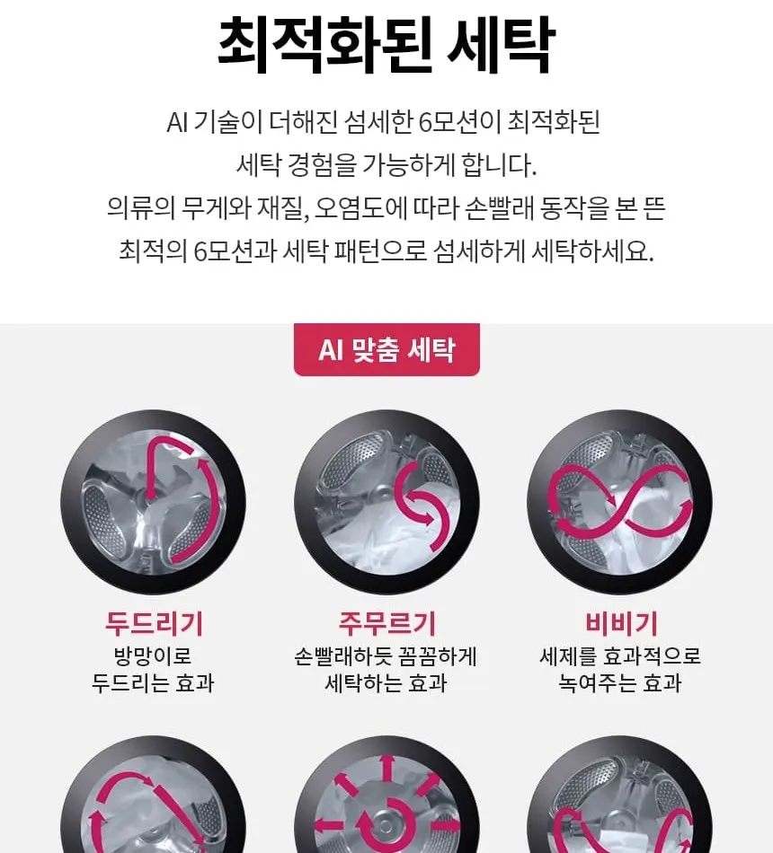LG 트롬 AI 오브제컬렉션 세탁기 25kg 토프 상세 12