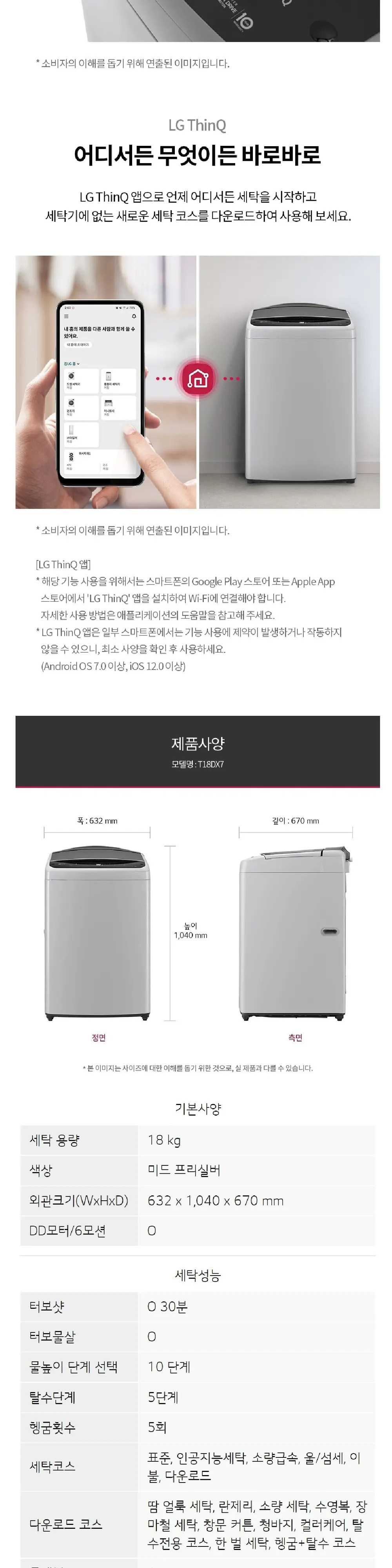 LG 세탁기 18KG 상세 6
