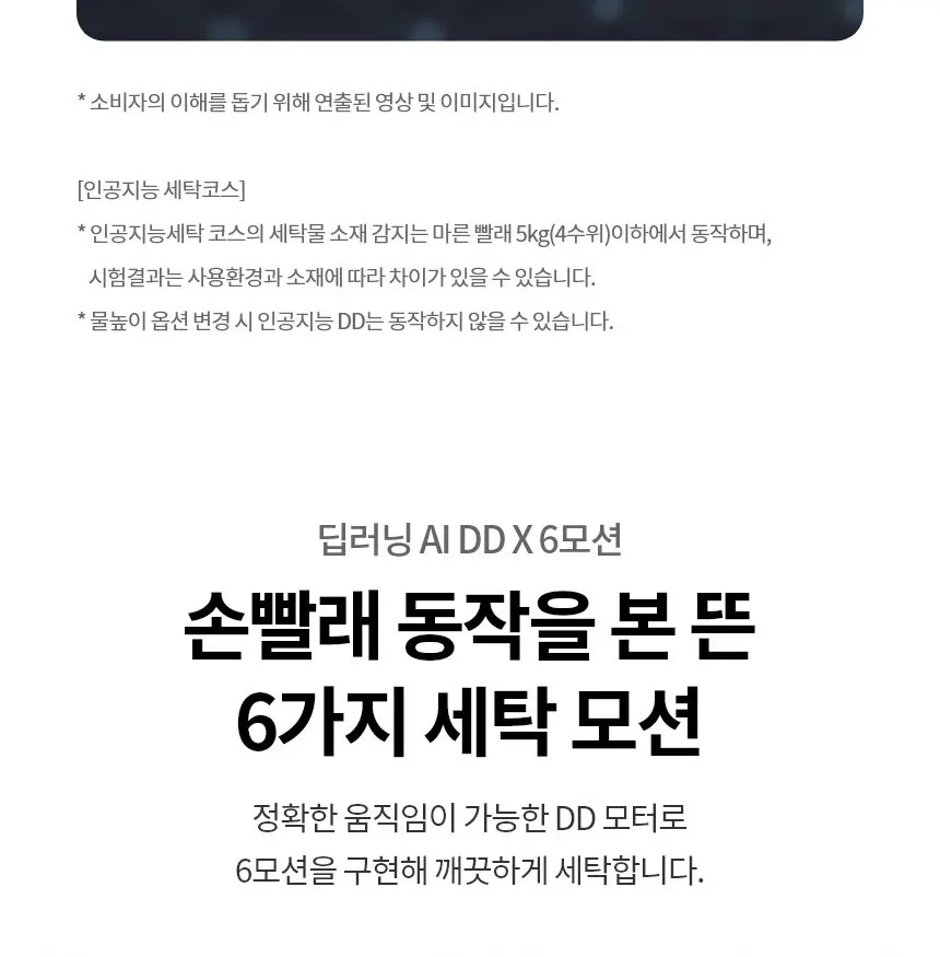 LG 통돌이 세탁기 22kg 플레티늄 블랙 상세 10
