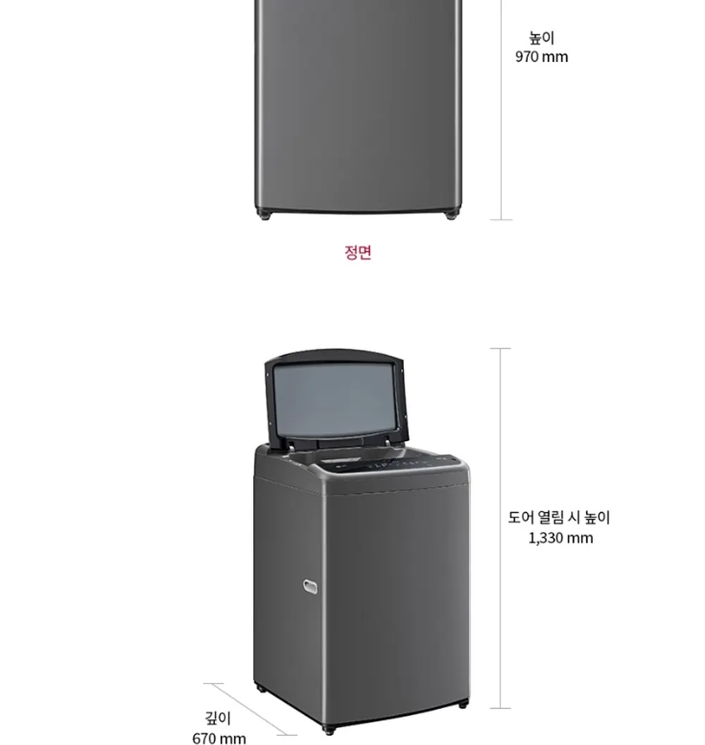 LG전자 통돌이 세탁기 16kg 미드블랙 상세 13