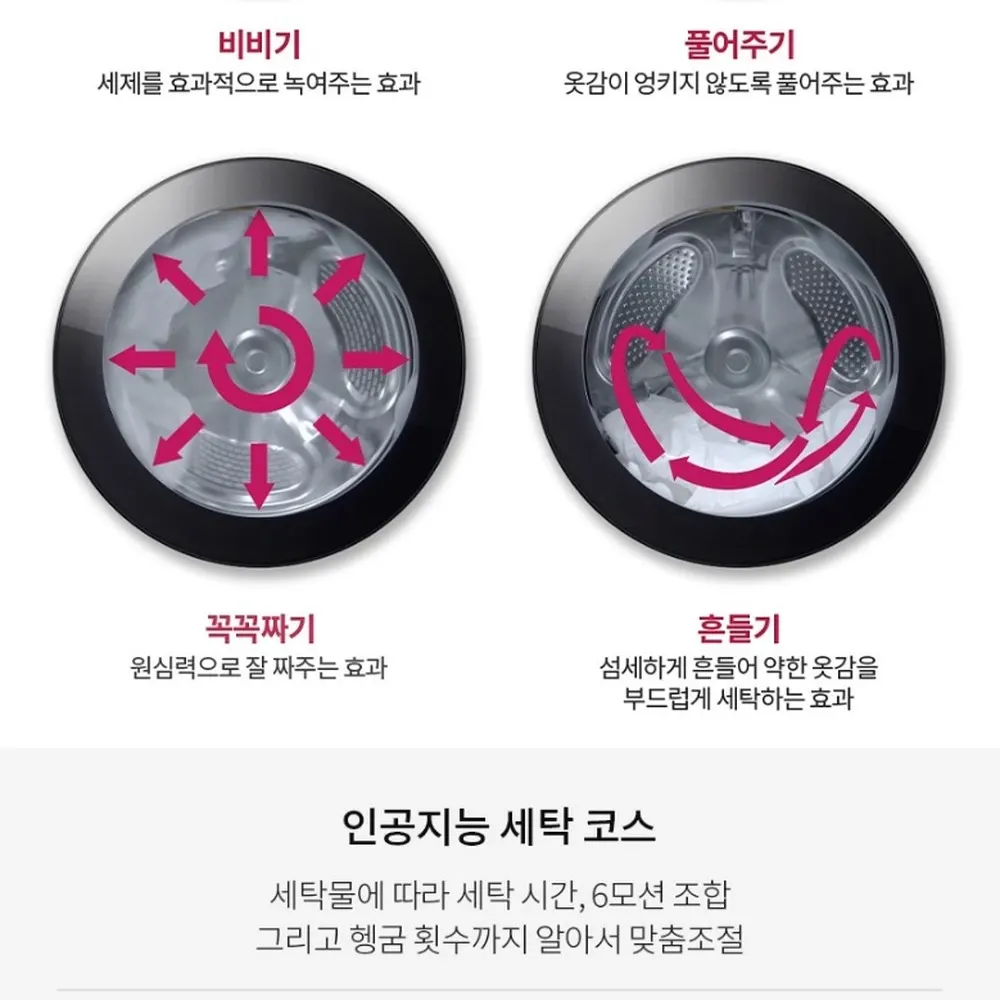 LG전자 트롬 오브제컬렉션 워시타워 세탁23kg 건조20kg 화이트 상세 21